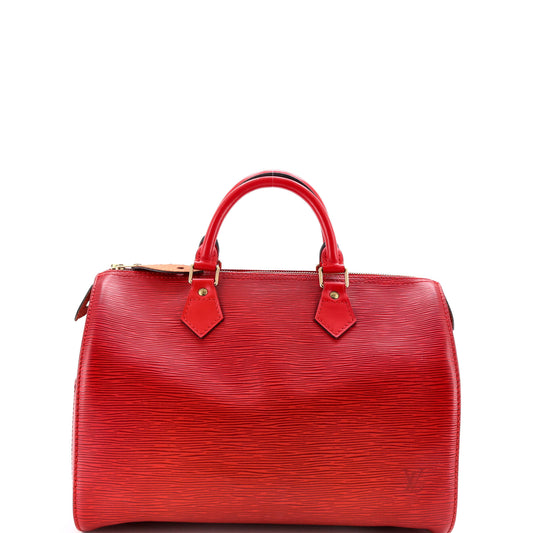 Louis Vuitton Speedy Handbag Epi Leather 30
