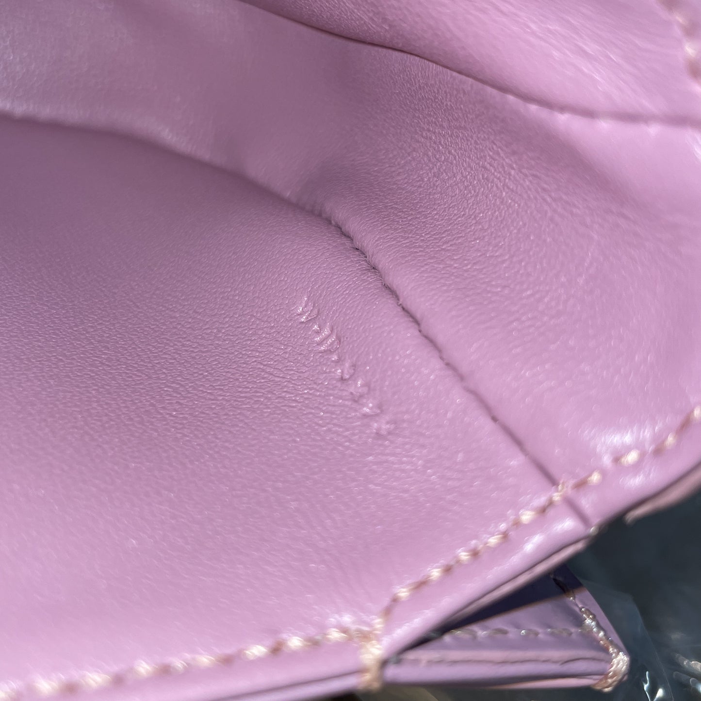 Celine Triomphe Bezas Claire Top Handle Flap Bag in Leather, Mini