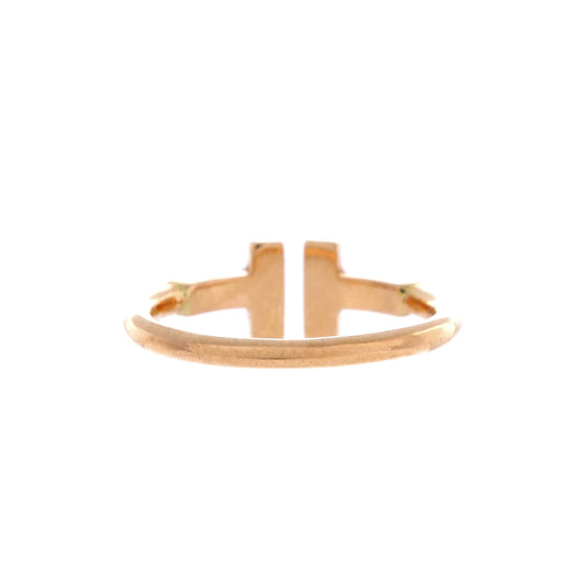 Tiffany T wire ring in 18k rose gold