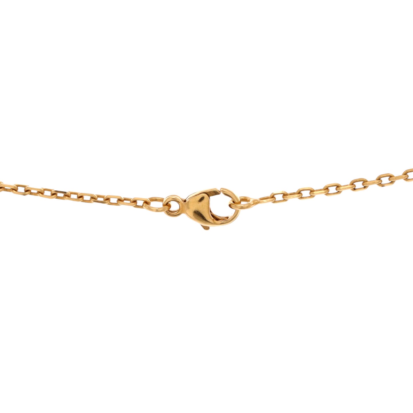Hermès Pop H pendant chain necklace in metal and enamel, mini size