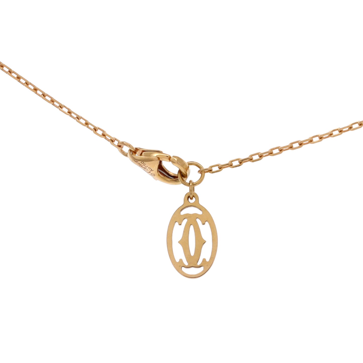 Cartier D'Amour heart pendant necklace in 18K rose gold and diamonds