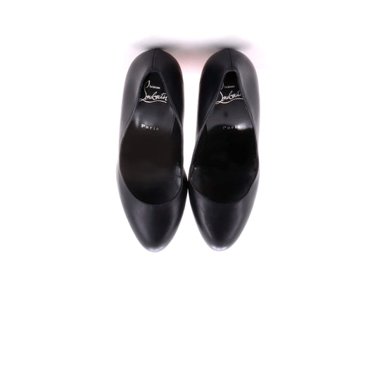 Christian Louboutin Women's Dolly Platform Pumps in Leather, Size 160