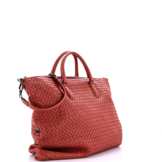 Bottega Veneta Convertible Satchel Intrecciato Nappa Maxi