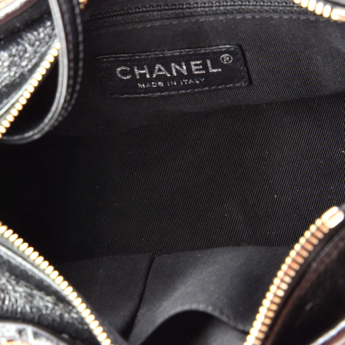 Chanel Gabrielle Hobo Multicolor Knit Fabric and Calfskin Small