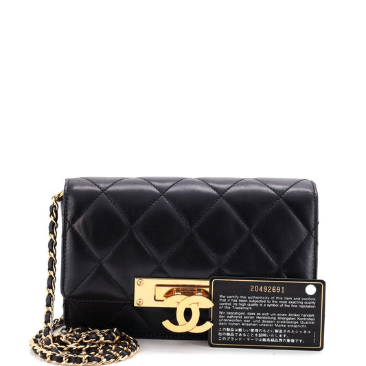 Chanel Golden Class Wallet on Chain Quilted Lambskin