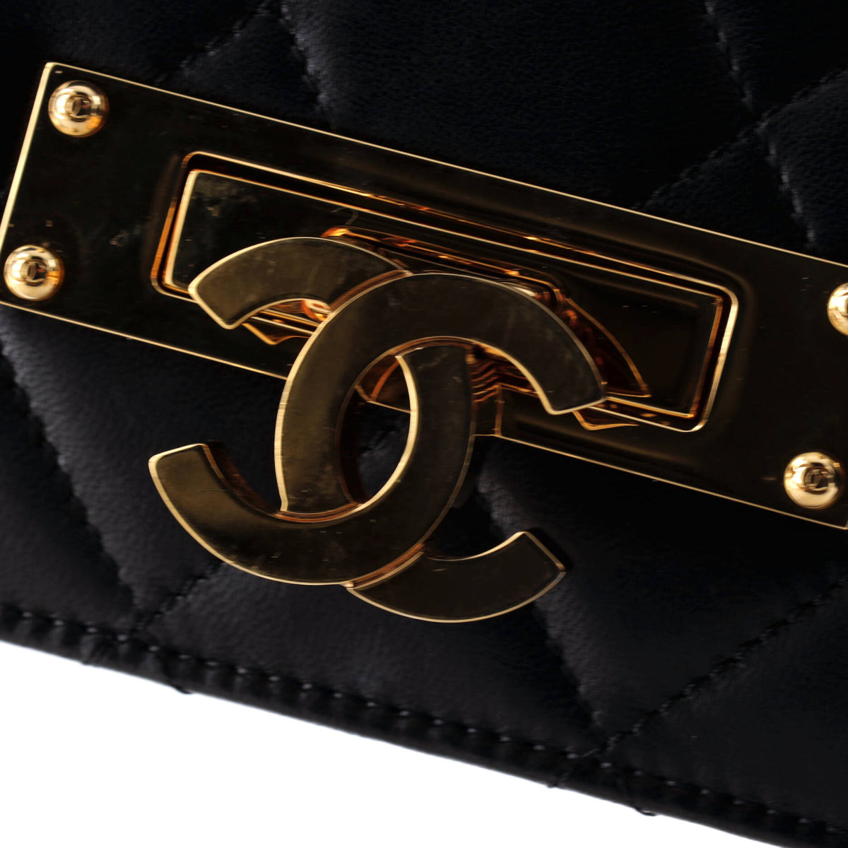 Chanel Golden Class Wallet on Chain Quilted Lambskin