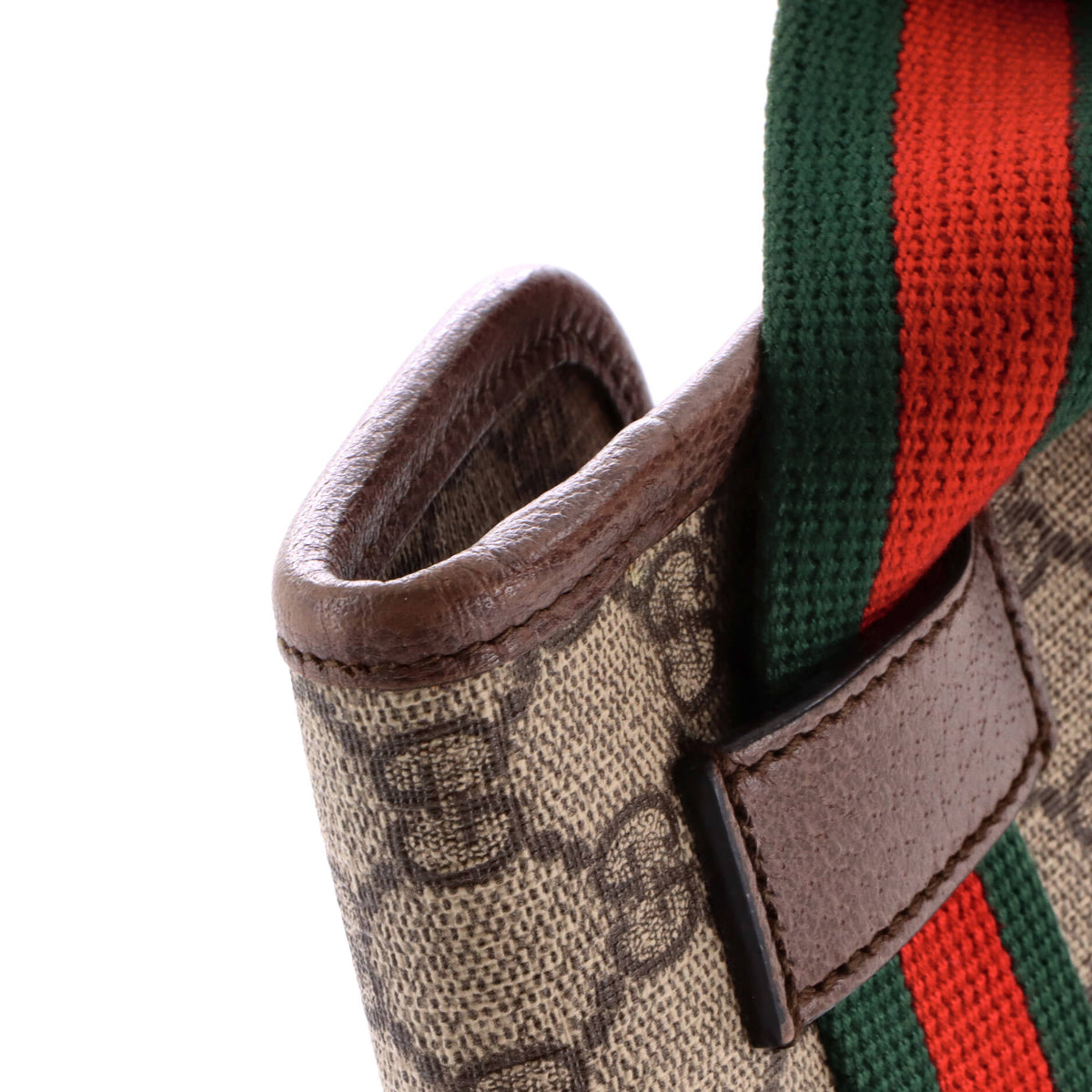 Gucci Neo Vintage Flap Belt Bag GG Coated Canvas