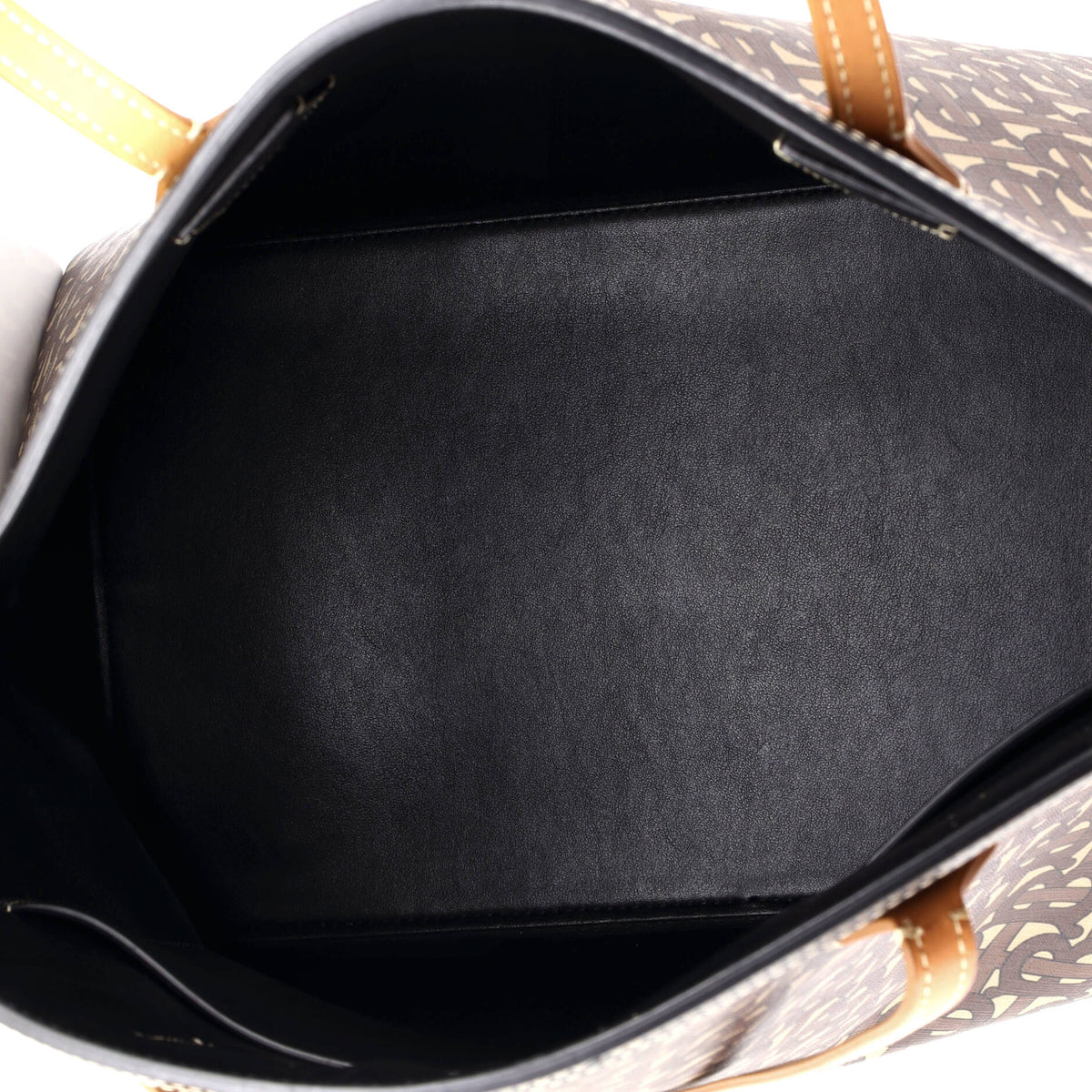 Burberry Society Tote Monogram E-Canvas Large