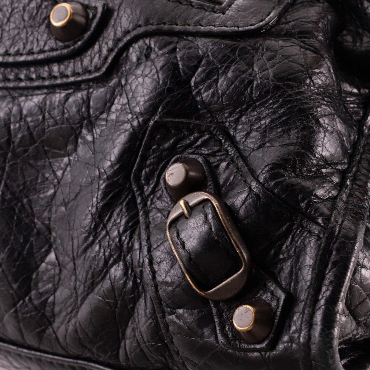 Balenciaga City Classic Studs Bag Leather Mini
