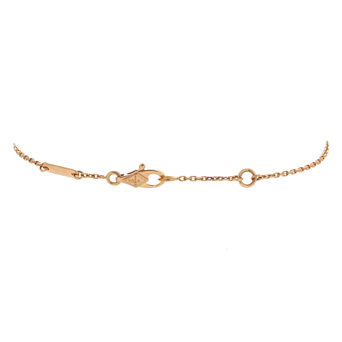 Van Cleef & Arpels Sweet Alhambra Butterfly Bracelet 18K Yellow Gold and Mother of Pearl