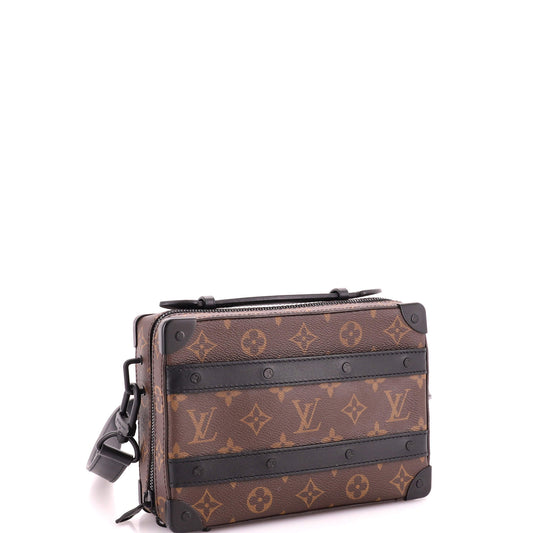 Louis Vuitton Handle Soft Trunk Bag Macassar Monogram Canvas