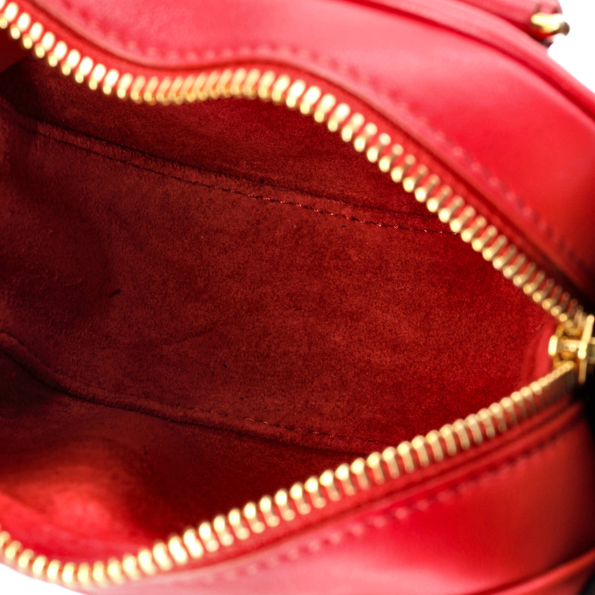 Celine Heart Top Handle Crossbody Bag Leather Micro