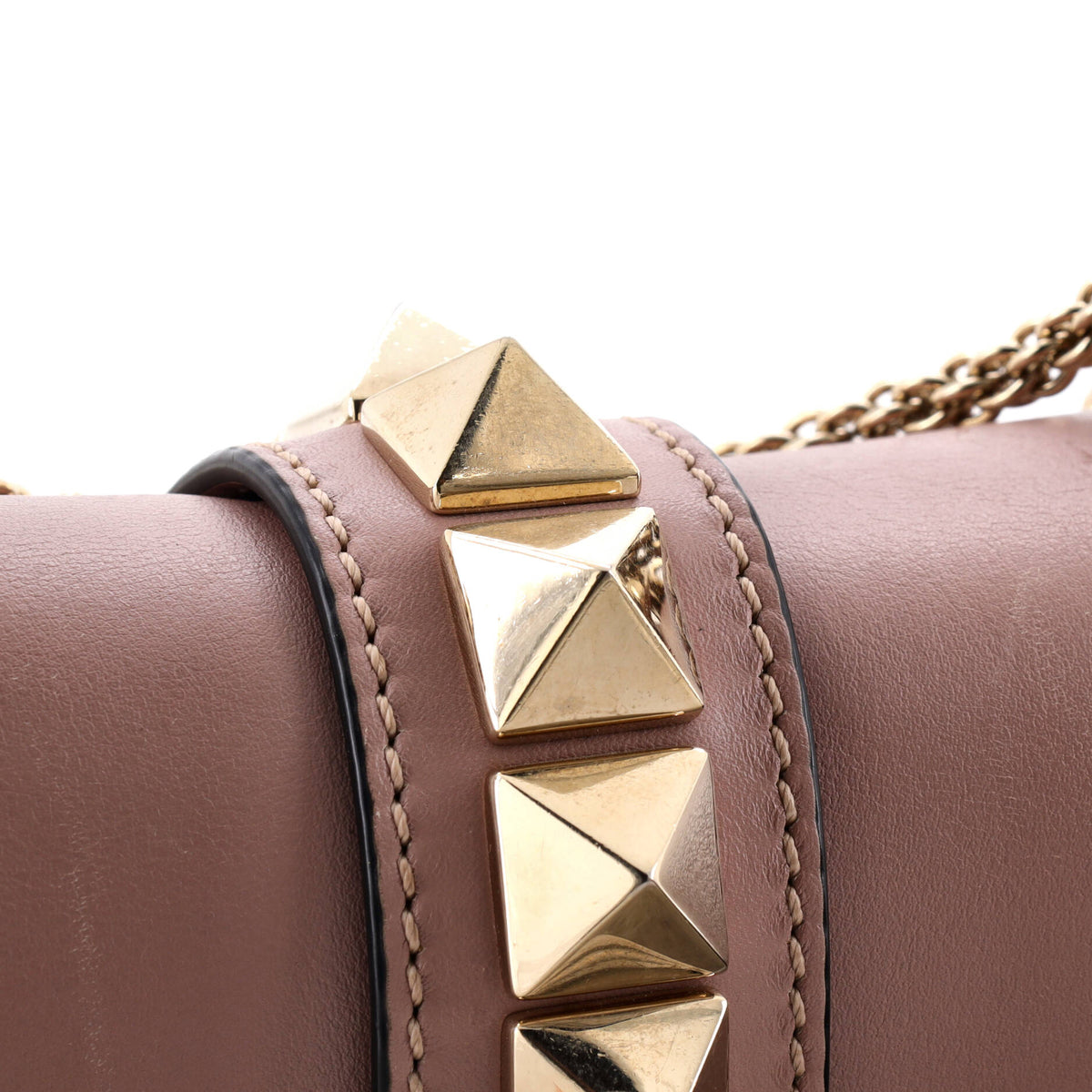 Valentino Garavani Glam Lock Shoulder Bag Leather Small