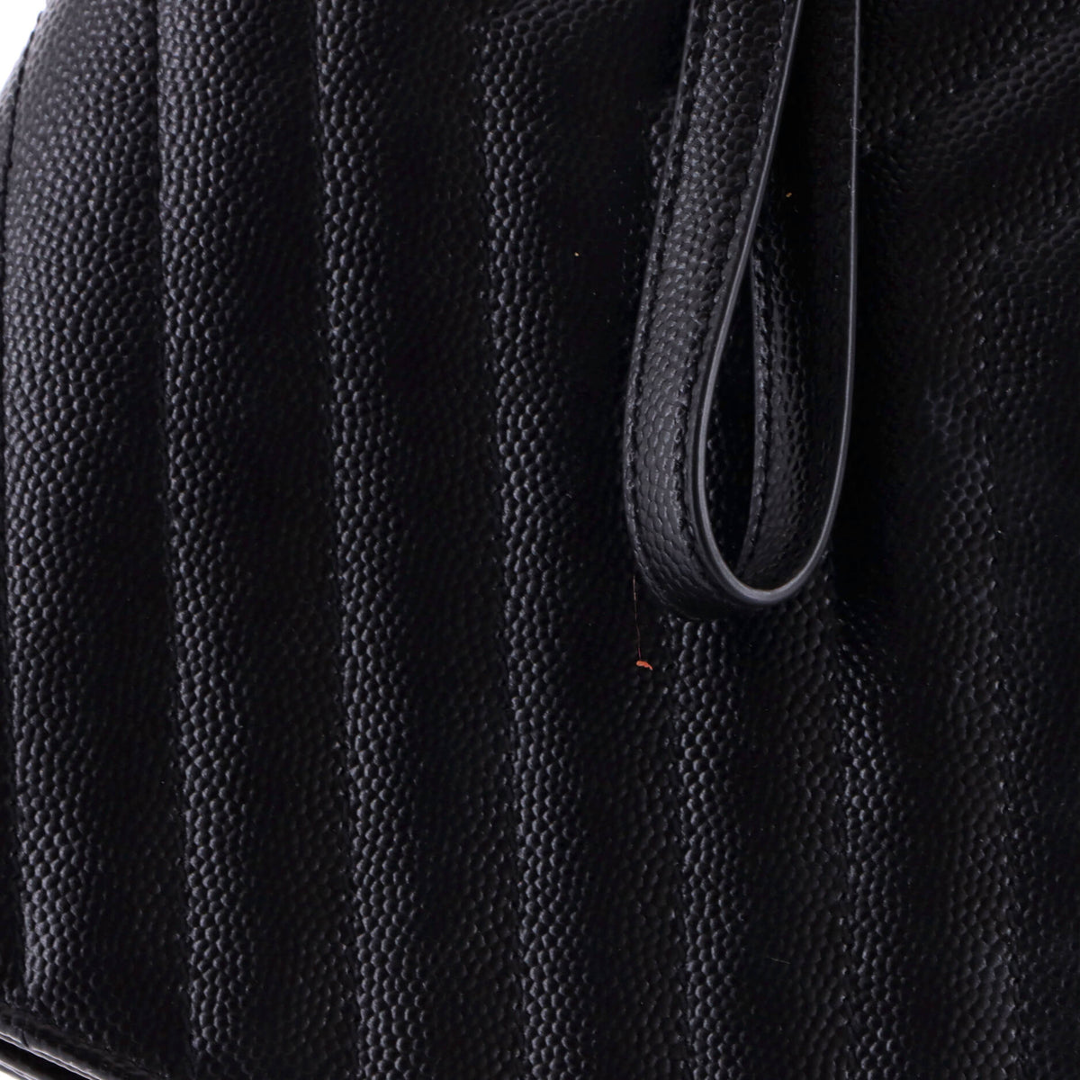 Saint Laurent Classic Monogram Envelope Wristlet Clutch Matelasse Chevron Leather