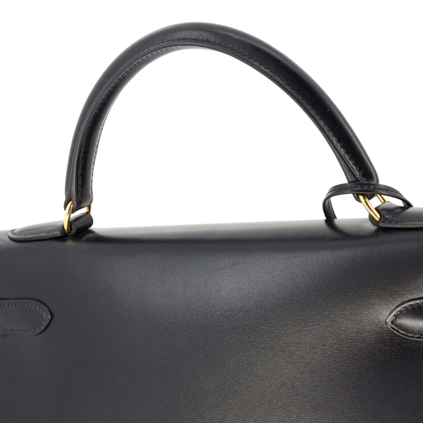 HERMESケリー ブラック ボックスカーフ 32