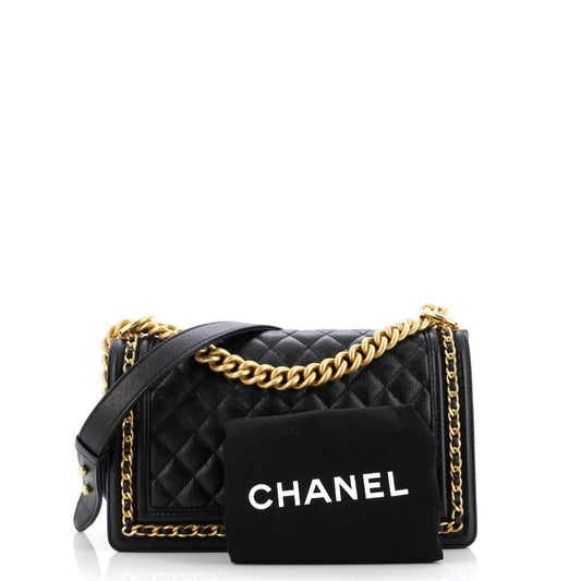 CHANELキャビアスキン ショルダーバッグ