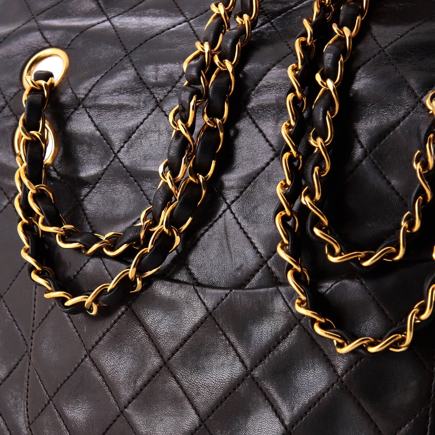 CHANEL ヴィンテージ ラムスキン ミディアム