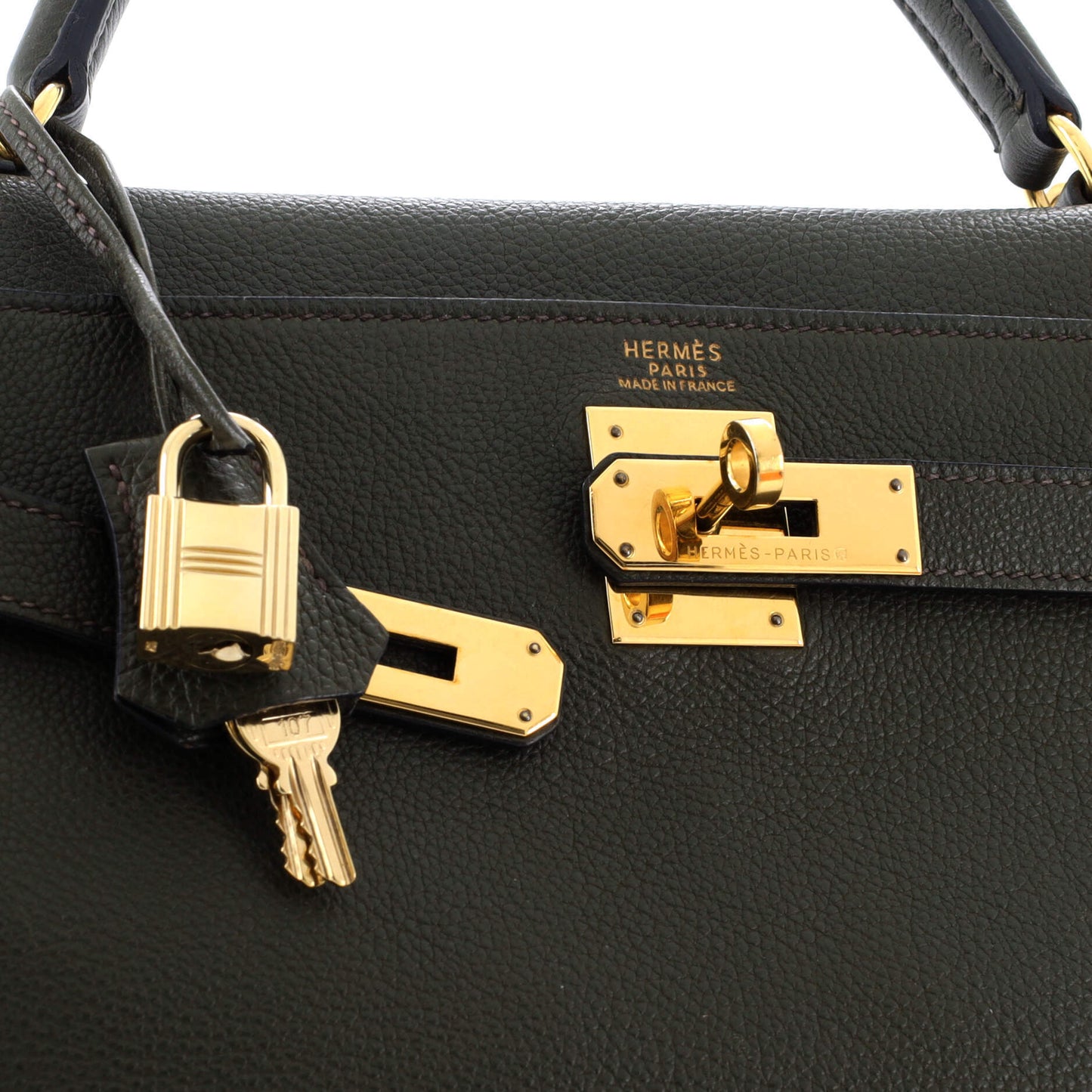 HERMESケリー グリーン トゴ 32