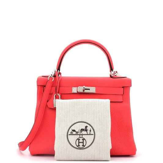 HERMESケリー レッドクレマンス 28