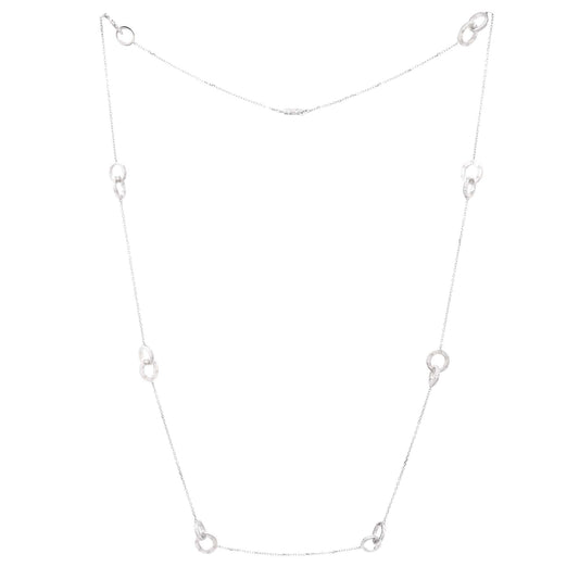 CARTIERラブ インターロッキング ステーション ネックレス