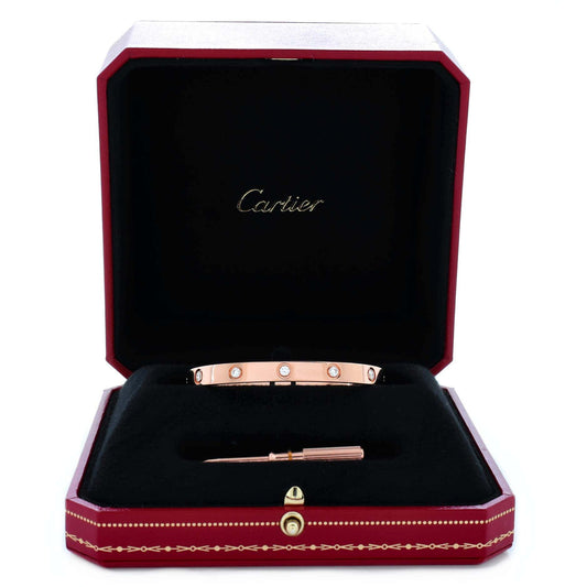 CARTIERラブ 10 ブレスレットローズゴールド