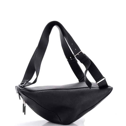 Prada Triangle Zip Backpack Leather