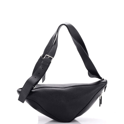 Prada Triangle Zip Backpack Leather