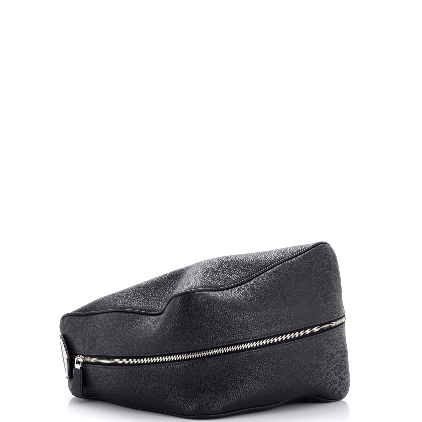 Prada Triangle Zip Backpack Leather