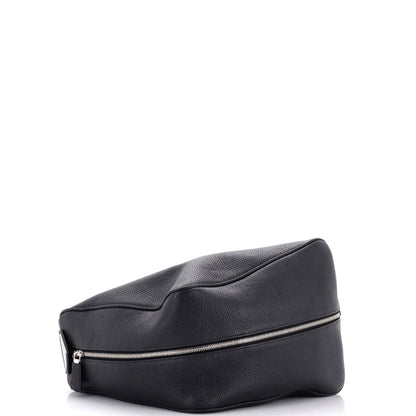 Prada Triangle Zip Backpack Leather