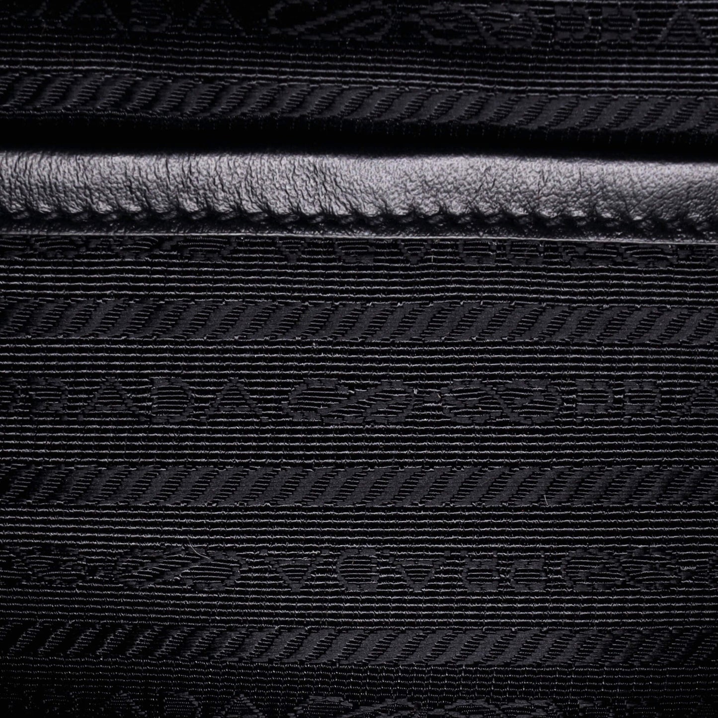 Prada Triangle Zip Backpack Leather