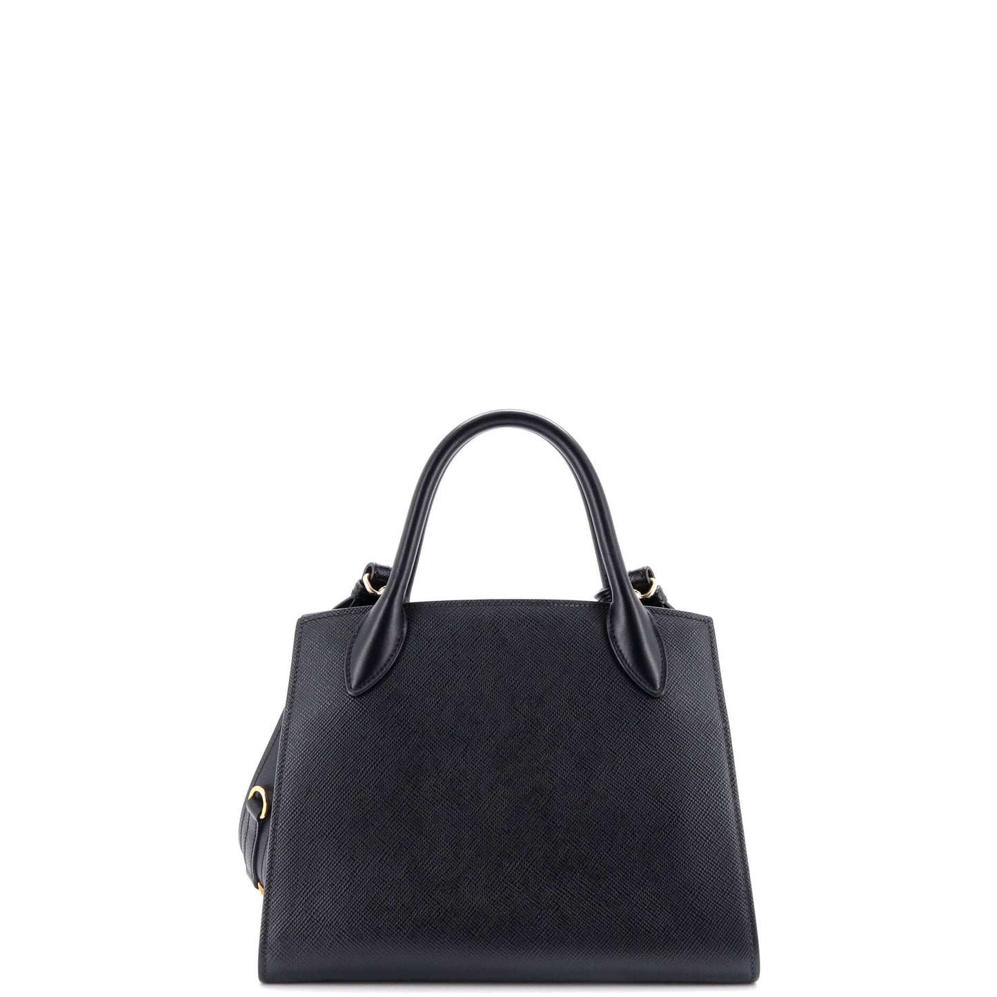 Prada Monochrome Tote Saffiano with City Calf Small