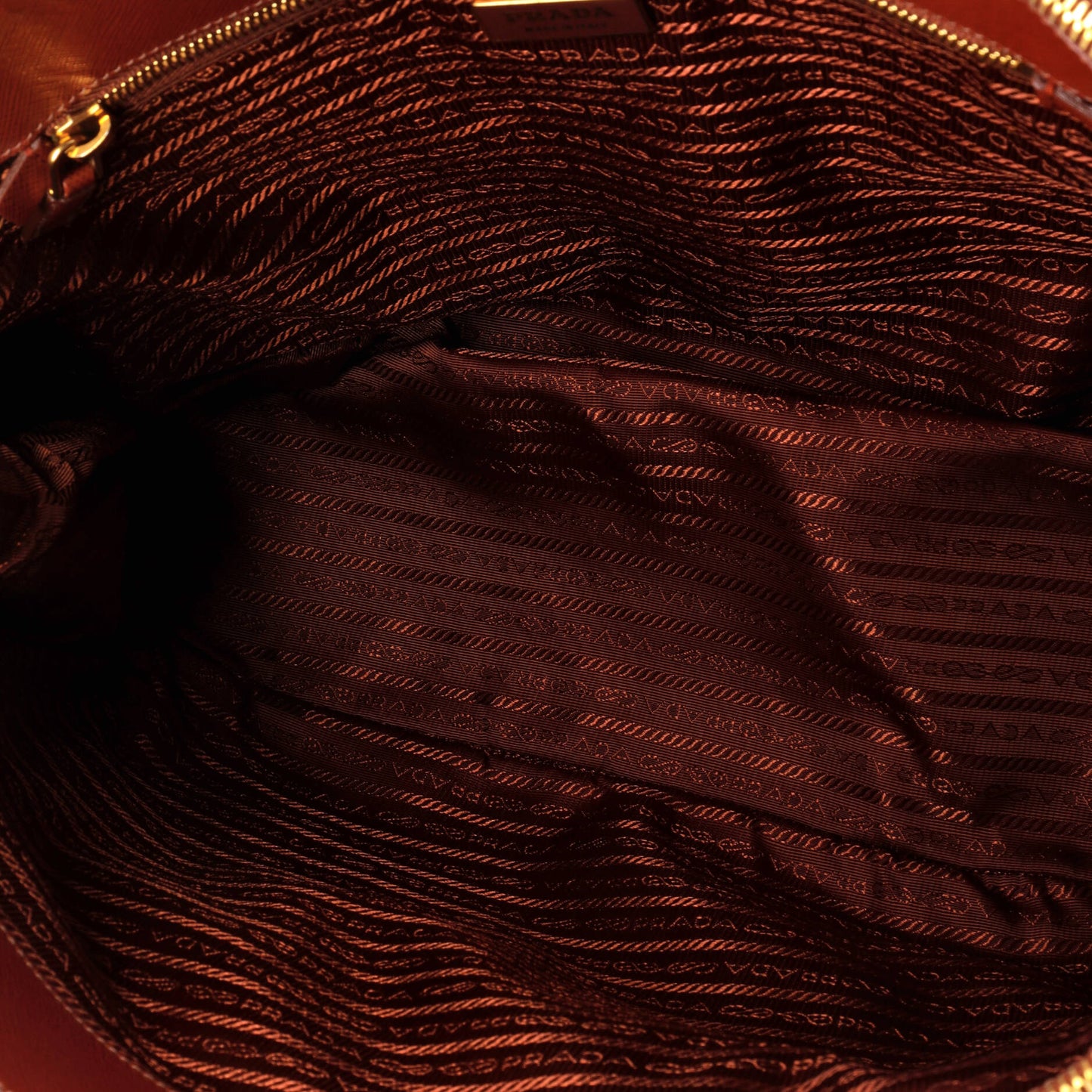 プラダ ダブルジップ リュクス トートバッグ サフィアーノレザー ラージ