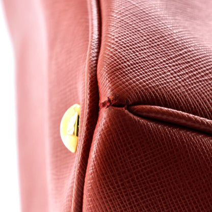 プラダ ダブルジップ リュクス トートバッグ サフィアーノレザー ラージ