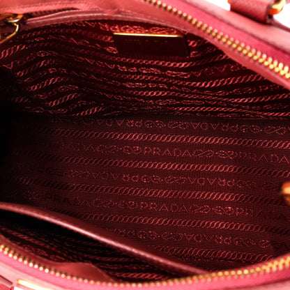 プラダ ガレリア ダブルジップ トートバッグ サフィアーノレザー スモール