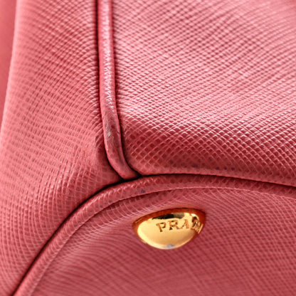 プラダ ガレリア ダブルジップ トートバッグ サフィアーノレザー スモール