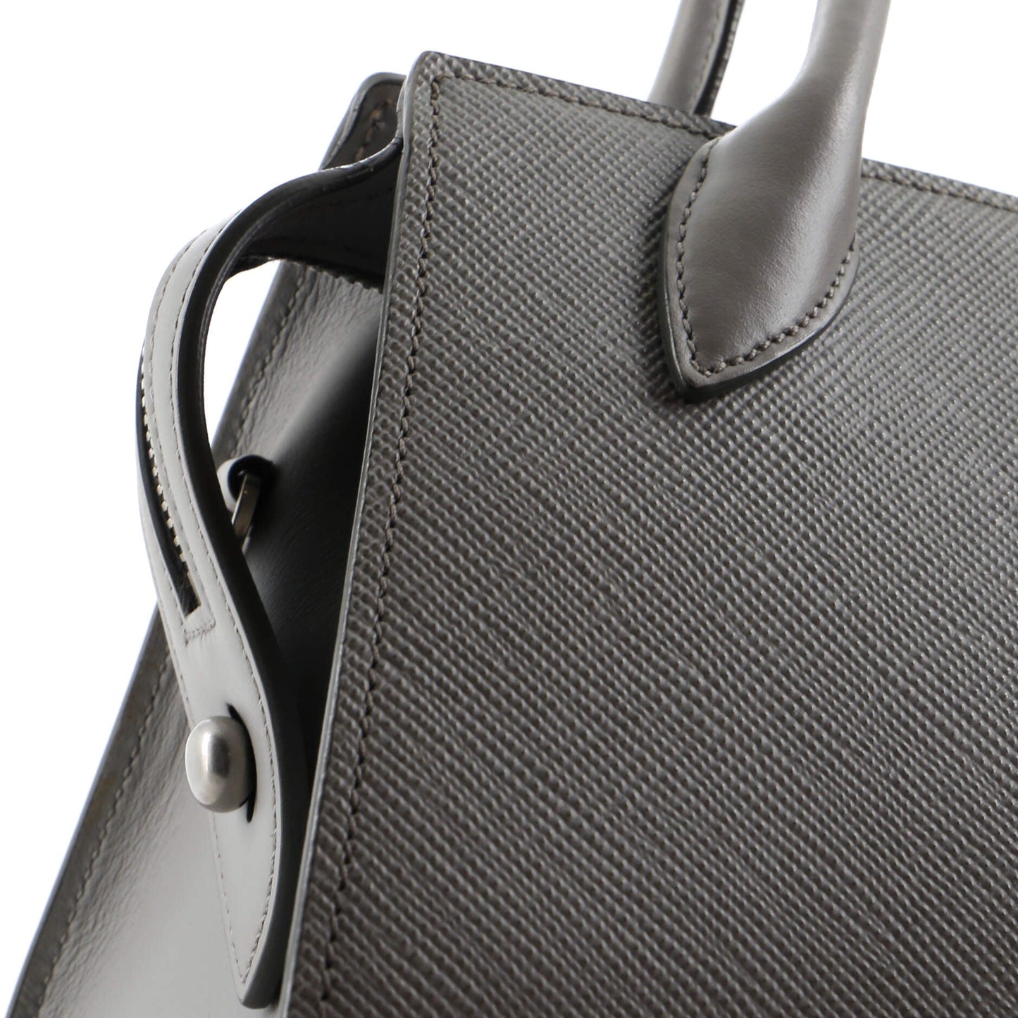 プラダ モノクローム トートバッグ サフィアーノ シティカーフ スモール