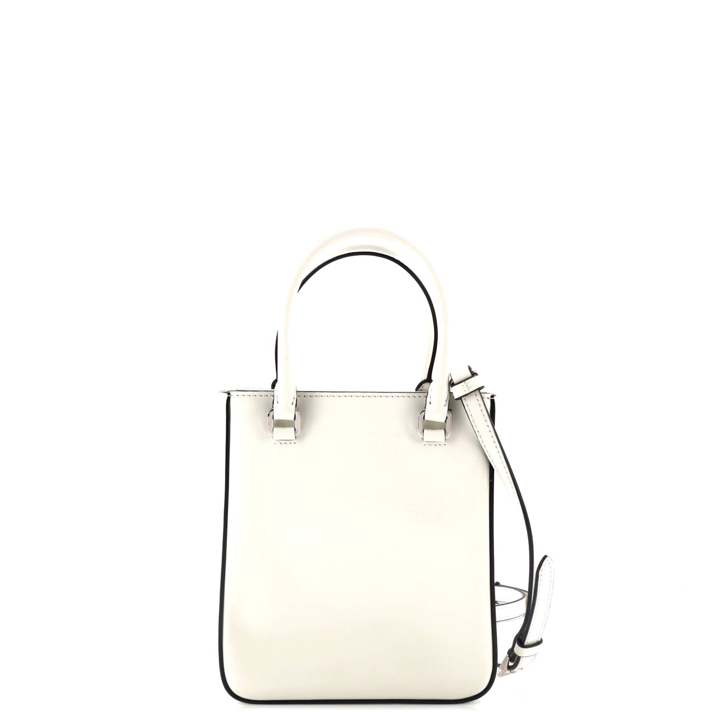 プラダ コンバーチブル オープントート ブラッシュドレザー ミニ