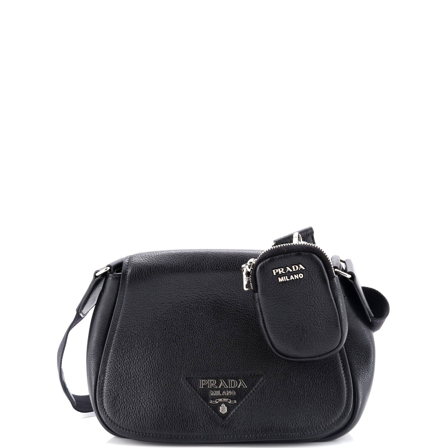 Prada Re-Edition Flap Shoulder Bag Vitello Daino Small