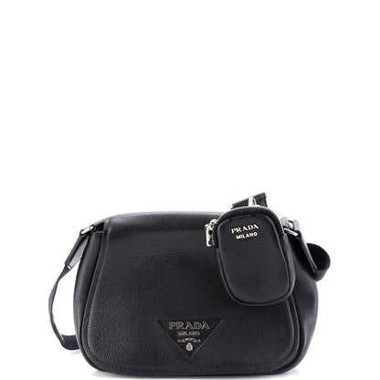 Prada Re-Edition Flap Shoulder Bag Vitello Daino Small