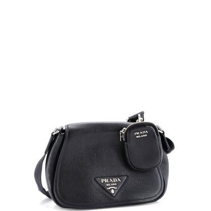 Prada Re-Edition Flap Shoulder Bag Vitello Daino Small
