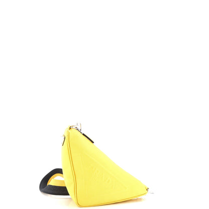 プラダ トライアングルロゴ ジップ クロスボディバッグ サフィアーノレザー スモール