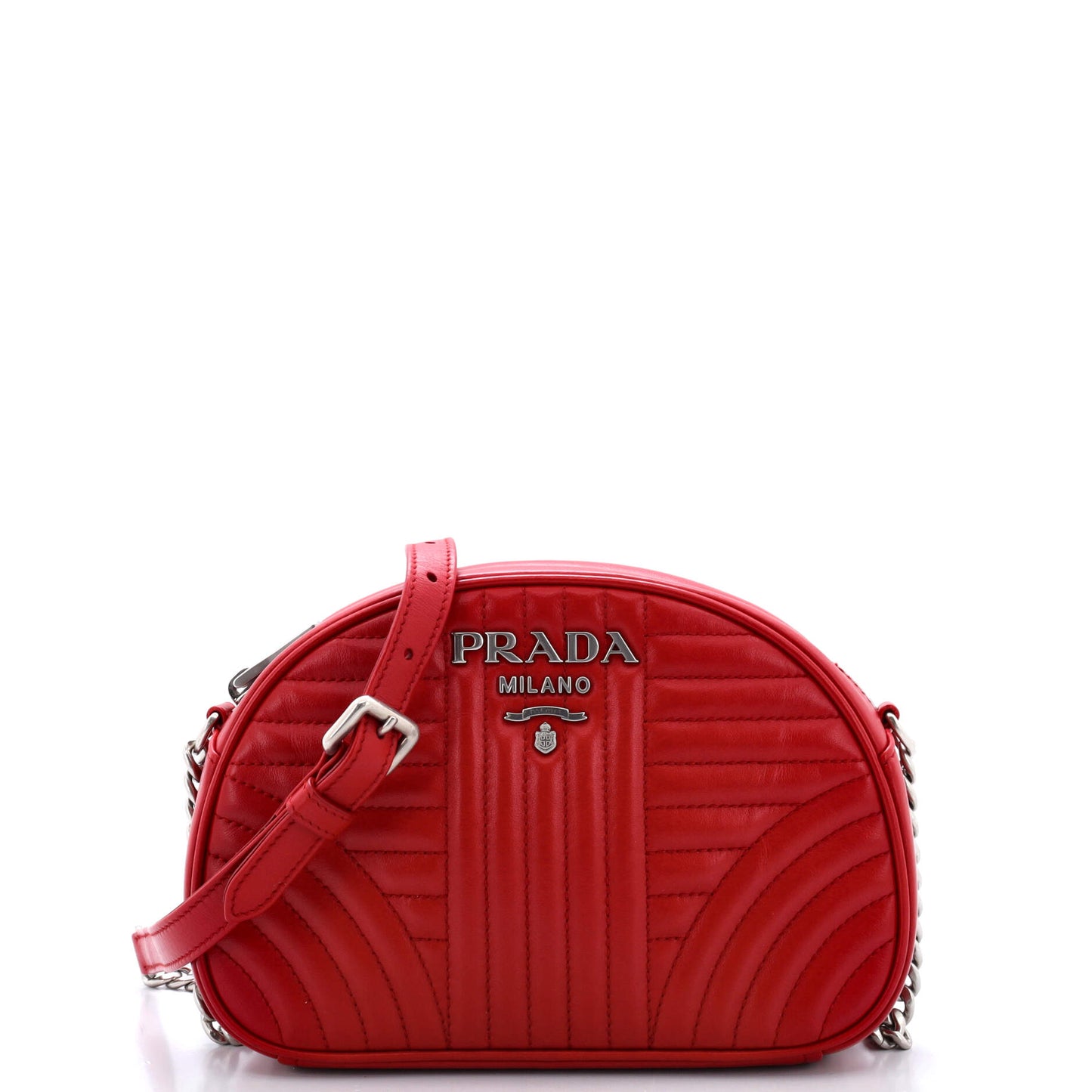 プラダ ドーム クロスボディバッグ ダイアグラム キルティングレザー スモール