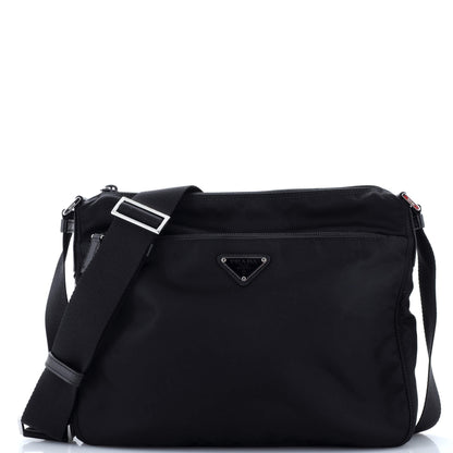 Prada Re-Edition Front Pocket Messenger Bag Tessuto Large