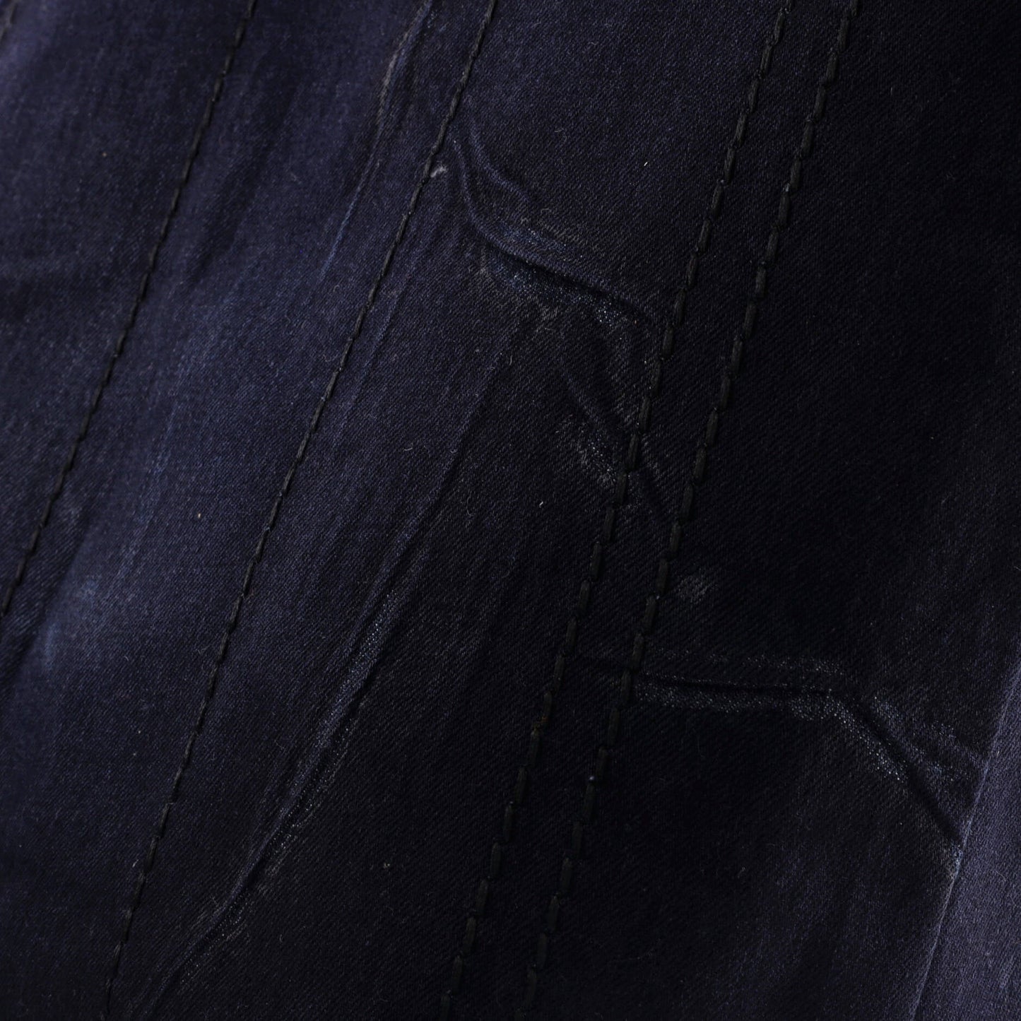 Prada Logo Shopping Tote Denim and Linen Blend