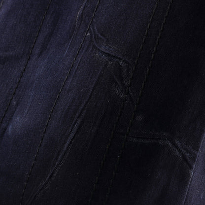 Prada Logo Shopping Tote Denim and Linen Blend