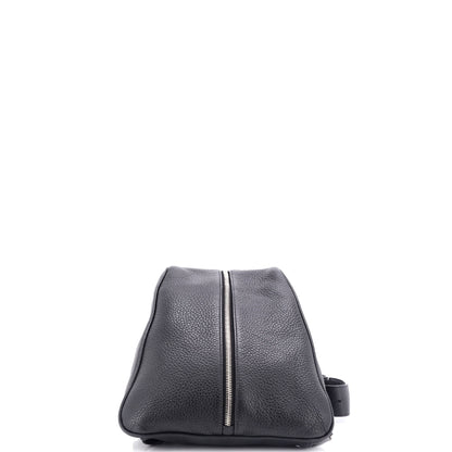 Prada Triangle Zip Backpack Leather