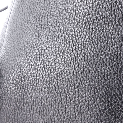 Prada Triangle Zip Backpack Leather