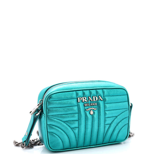 プラダ カメラバッグ ダイアグラム キルティングレザー ミニ