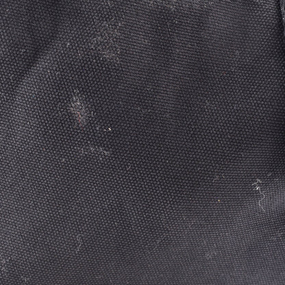 Prada Triangle Logo Zip Crossbody Bag Embossed Canvas Large