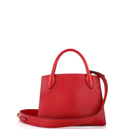 プラダ モノクローム トートバッグ サフィアーノ シティカーフ スモール